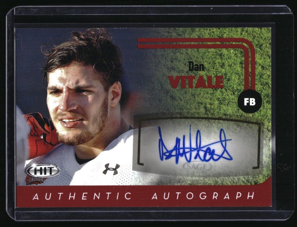 2016 SAGE HIT Senior Bowl #A65 Dan Vitale Autograph