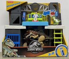 Fisher Price Imaginext Jurassic World Scan  Glow Dino Playset T-Rex New