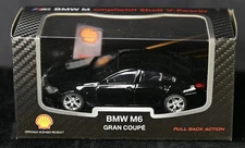 BMW M6 Gran Coupé Black 1:43 CMC Toy Shell V-Power BMW M Motorsport in box