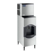 22" Air Cooled Modular Full Cube Ice Machine with Ice Dispenser - 344 lb.