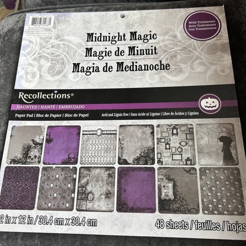 Recollections Midnight Magic 12x12 Haunted Papierblock