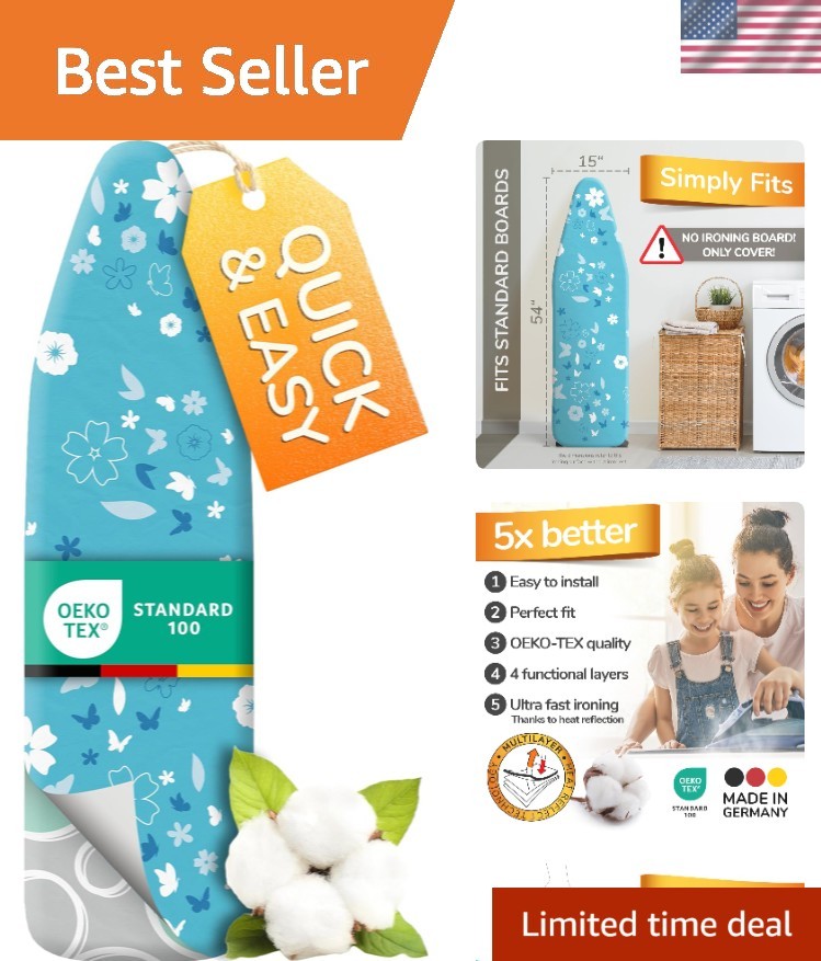 Ing Board Cover And Pad &ndash; 50% Faster Ironing With Heat Ref