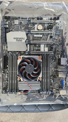 supermicro C9X299-PFG Motherboard w/i9-9820X CPU and Cooler (Does not block RAM)