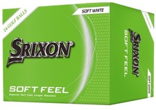 Srixon Limited Edition Soft Feel Golf Balls White 24 Ball Double Dozen NEW