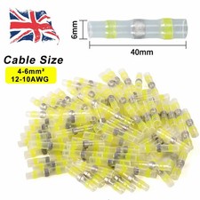 500Pcs Assorted Heat Shrink Solder Butt Wrap Wire Tube Crimp Connectors Terminal