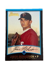 Excellent: Vintage 2001 Bowman Jason Richardson Minnesota Twins Rookie Card