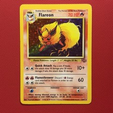 Pokémon TCG Flareon Jungle 3/64 Holo Unlimited Holo Rare for sale