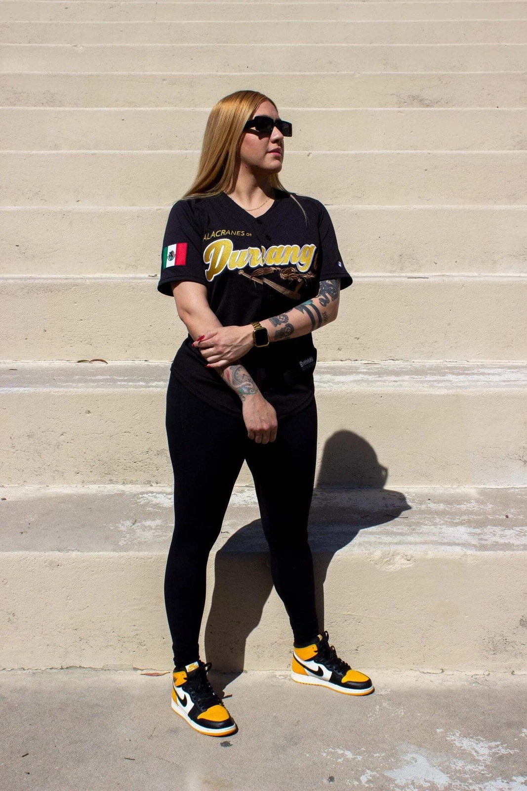 LOS Alacranes De Durango Baseball Jersey Black