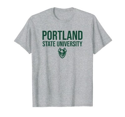 Campus Lab Portland State University Vikings Stacked T-Shirt