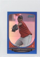 2013 Bowman Chrome Minis Blue Refractor 29/99 Jose Cisnero #199 0x1