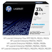 HP 37A CF237A Black Toner Cartridge LaserJet Enterprise M607 M608 M609 M631