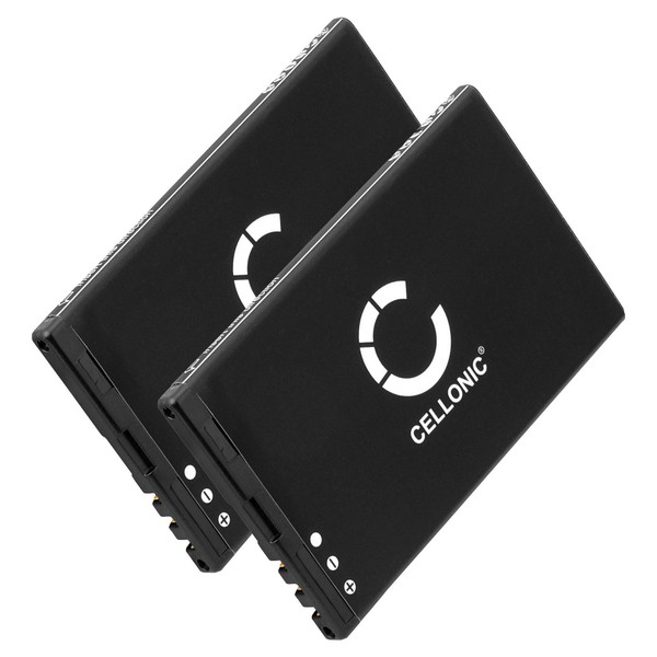 2X Ersatz Akku FüR Nokia Asha 311 500 Asha 309 Asha 306 206 1000Mah-image