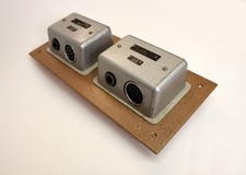 Neumann M49 M50 scatola connettori microfoni con rari connettori originali Tuchel