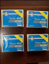 4 DELL Tape Media Travan 40GB .