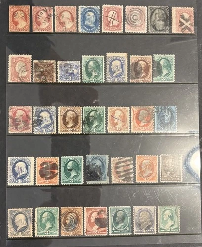 US Stamps - Very Nice Collection Of Early US Cancelled Stamps - Great Cat Value