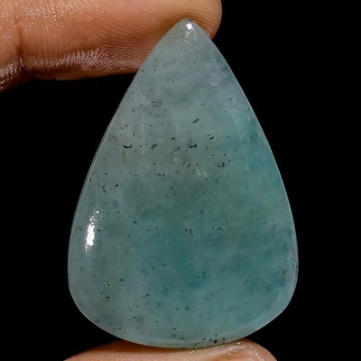 100% Natural Amazonite Pear Shape Cabochon Gemstone 46.5 Ct. 38X26X5 mm X-26173