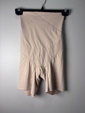 Cupid Beige High Waist Shapewear Shorts Firm Control Tummy Slimmer Medium M