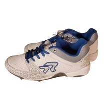 Ringor Rip-It Flite Spike Snow Leopard White Womens Metal Softball Cleats Sz 10