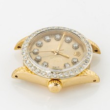 Ladies' Rolex Datejust Ref. 6917 26mm Champagne Diamond Dial/Bezel #W311197-1