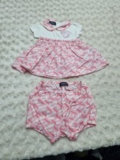 Versace Designer Baby Girls Dress 3/6 Months