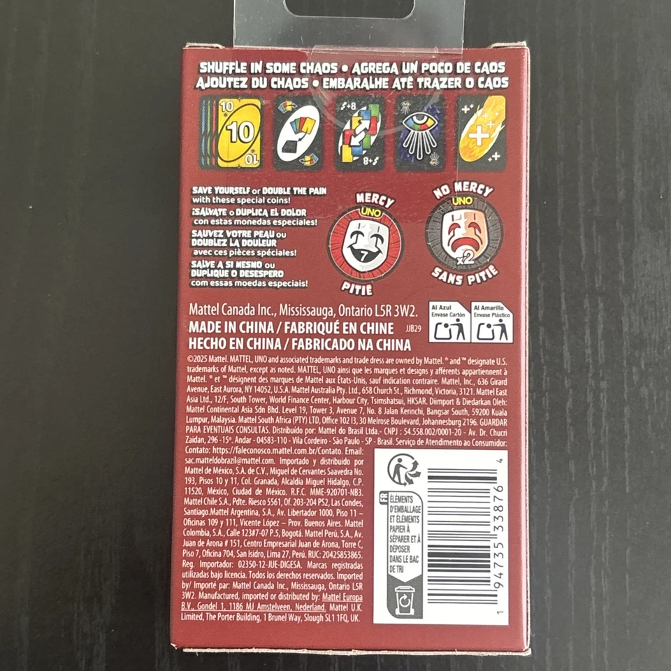 NEW Mattel Uno Show 'Em No Mercy EXPANSION PACK ~ Free Shipping! - Image 3 of 3