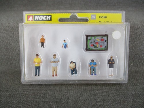 Todavía escala H0 15596 conjunto de figuras "Modellbahner" en embalaje original | Condition: Gebraucht