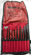 Snap-on 11pc Punch And Chisel Set Ppc710bk In Kit Bag Snap-on 11pc Punch And Chisel Set Ppc710bk In Kit Bag