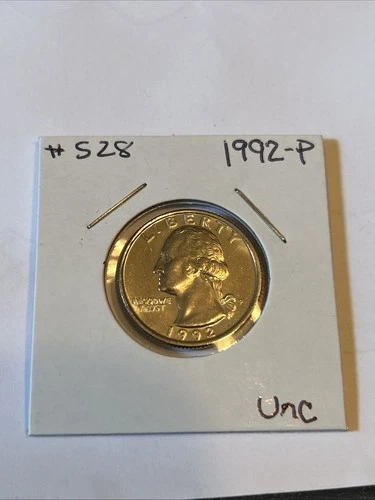 1992-P Washington Quarter — photo from the most recent tracked eBay sale