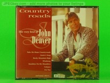 JOHN DENVER COUNTRY ROADS THE VERY BEST OF JOHN DENVER (2 x CD)(NO INLAY) (Z113)