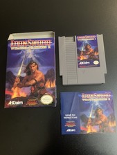 NES Nintendo Iron Sword Wizards  Warriors II Original CIB
