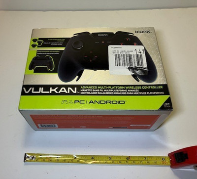 Bionik VULKAN Advanced Wireless Gaming Controller For Windows PC and Android NIB