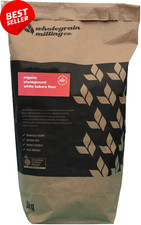 Organic Stoneground White Bakers Flour, 5KG - Popular Uses: Sourdough, Soft Brea