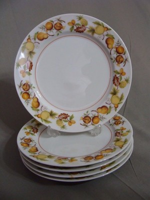 5 Noritake China Salad Plates In The Elloree #2169 Pattern, Japan