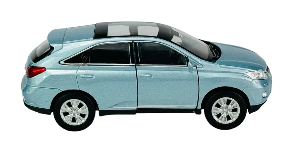 WELLY LEXUS RX 450h BLUE 1:34 DIE CAST METAL MODEL NEW IN BOX - Image 4 of 4