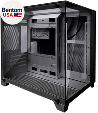 M-ATX/ITX PC Case,5 Fans Position, Tempered Glass, Mid Tower Gaming PC Case with