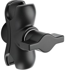 Metal Double Socket Arm Compatible RAM Mount Arm 1 Ball Short Black