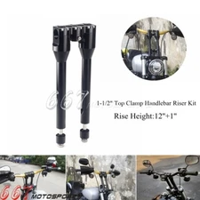 Club Style 12'' Handlebar Riser for Harley Dyna Sportster Softail 1-1/2 Bars