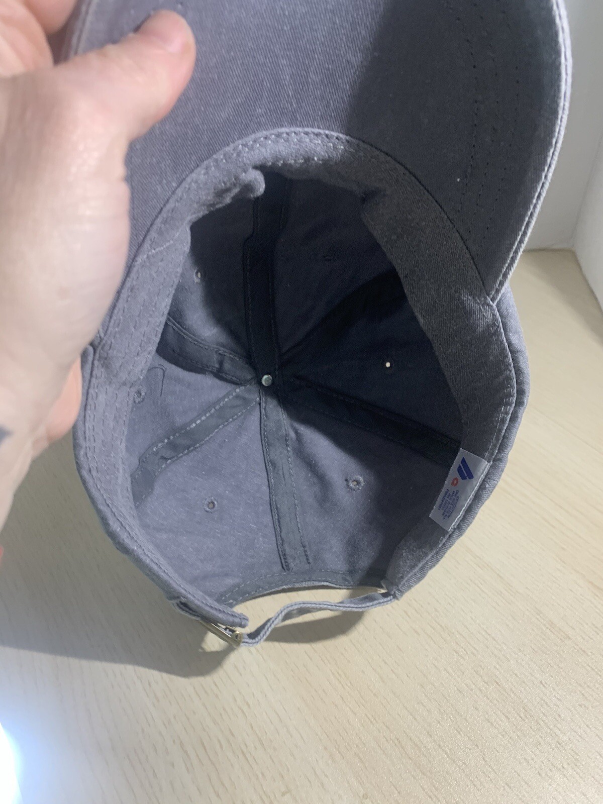 Mickey Mouse Strapback Gray Hat Cap Adjustable - image 7