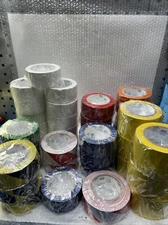 ** NEW ULINE MIXTURE OF VINYL SAFETY TAPE 2”X 36 YRDS LOT OF 38 9-3” 27-2” 2-1”#