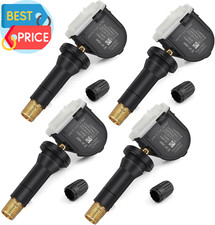 TPMS Sensor GM, 4Pcs 315Mhz Tire Pressure Monitoring Sensor Replacement for Chev