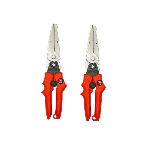Crescent Wiss MetalMaster 3-Piece Compound Action Aviation Snip Set – M1R, M2R & M3R – Left, Right & Straight Cut