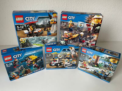 LEGO CITY: Deep Sea Starter Set (60091) + 60077 + 60171 + 60163 + 60184 - NEW