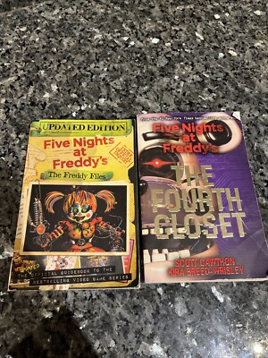 Five Nights at Freddys 2 books Fourth Closet, The Freddy Files Video Game Guide