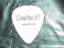 DEFAULT Alternative Rock Band Logo & I Don't Use a Pick Concert Tour GUITAR PICK