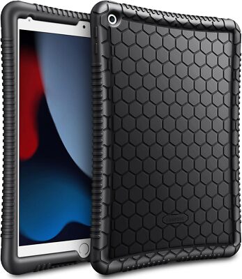 Silicone Case For iPad 9th 8th 7th 10.2 inch Shockproof Soft Kids Friendly Cover