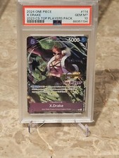 2024 One Piece X.Drake 2023 CS Top Player Pack PSA Gem Mint 10 Card Game