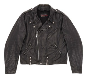 brooks leather motorcycle jacket