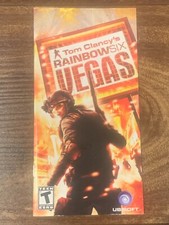 Tom Clanceys Rainbow Six Vegas Playstation Portable Sony PSP Manual Only