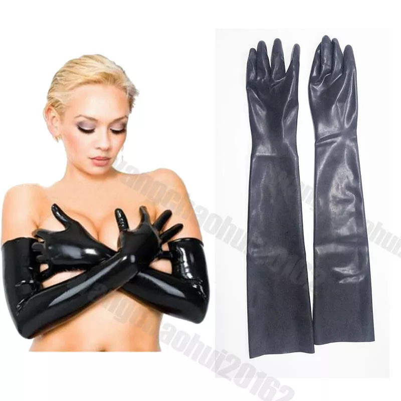 Long sale gloves rubber