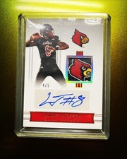 2018 Panini National Treasures Collegiate Lamar Jackson Autographed #4/5